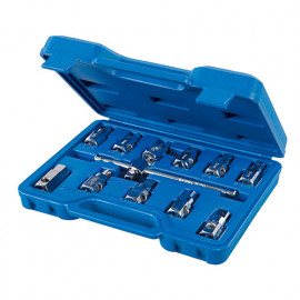 Kit 12 pcs de clés universelles pour bouchons de vidange 3/8" / 8 - 17 mm - 279661 - Silverline