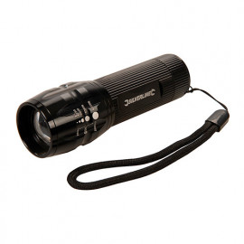 Torche LED 3 W à focus ajustable - 291273 - Silverline