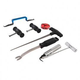 Kit 7 pcs d'outils dépose pare-brise - 554603 - Silverline