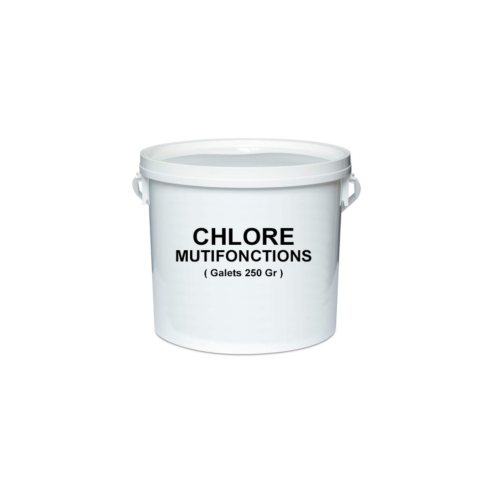 Chlore multi-action galet 250 Gr - 5 Kg