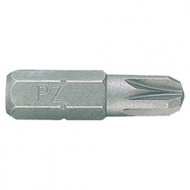Embout de vissage Pozidriv 1/4" - 25 mm - PZ1