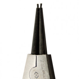 Pince pour circlips extérieurs - Becs usinés droits L. 125 mm D. 12 à 28 mm