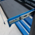 Meuble bas vide bleu - 4 tiroirs - 680 x 910 x 460 mm