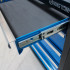 Meuble bas vide bleu - 5 tiroirs - 680 x 910 x 460 mm