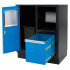 Mobilier d'atelier complet bleu option 3 meubles bas - 10 pièces - 2 640 x 2 000 x 460 mm