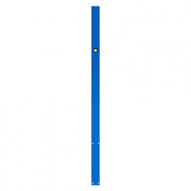 Montant de panneau perforé bleu - 66 x 1 420 x 30 mm