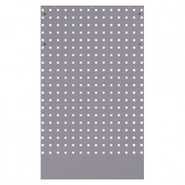Panneau perforé gris - 615 x 1 052 x 25 mm