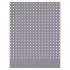 Panneau perforé pour meuble d'angle gris - 798 x 24 x 1 052 mm