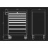 Servante d'atelier STRENGTH vide - 7 tiroirs - 670 x 460 x 980 mm