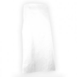 Tablier de cuisinier long rectangle 90 cm - VAISSELLE - Blanc