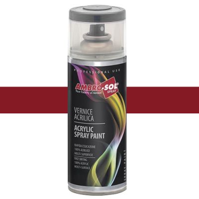 Peinture acrylique 400 ml multifonction RAL 3003 Rouge Rubis - V4003003 - Ambro-sol