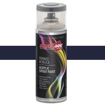 Peinture acrylique 400 ml multifonction RAL 5013 Bleu Cobalt - V4005013 - Ambro-sol