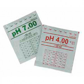 Kit de solutions tampon PH (6x pH 4 et 6x pH 7)
