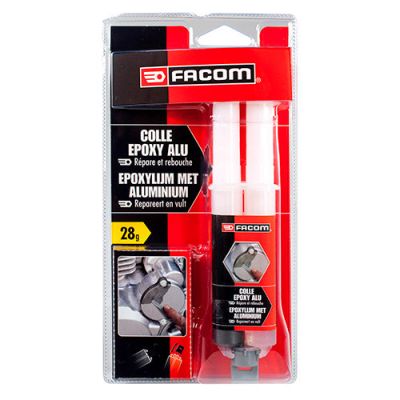 Colle époxy aluminium 28 g - multi-matériaux - Facom