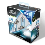 2 Ampoules Xénon Blue perfection H4 - 60-55W - Feux de croisement - Feux de route - Feux antibrouillard - WRC