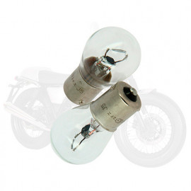 2 Ampoules poirettes moto P21W - 12 V - BA15s - 21W - Clignotant - Stop - Feux de recul - Feux antibrouillard - Michelin
