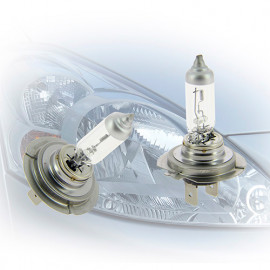 2 Ampoules H7 - 12 V - Life + 100 % - Px26d - 55W - Feux de croisement - Feux de route - Feux antibrouillard - Michelin