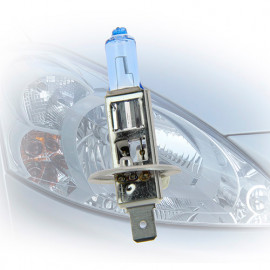 Ampoule Xénon Blue light H1 - 12 V - P14,5s - 55W - Feux de croisement - Feux de route - Feux antibrouillard - Michelin