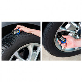 Contrôleur pression digital - 0,35 à 7 bars + usure pneus en mm - Michelin