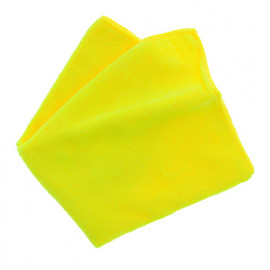 Chiffon microfibres tableau de bord jaune L. 370 x l. 310 mm - Carlinéa