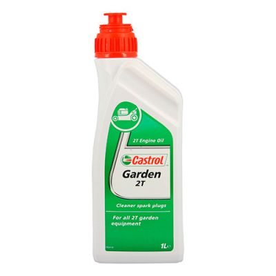 Huile moteur 2 temps pour motoculture Garden 2T - 1L - Castrol