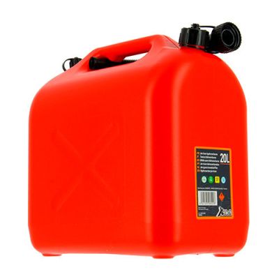 Jerrican 20 L - Homologué carburant - L. 350 x l. 210 x H. 355 mm - rouge - XL Tech
