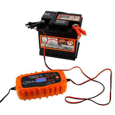 Chargeur batterie automatique - pour batteries 6 - 12 V - 15 à 125 Ah - XL Perform Tools