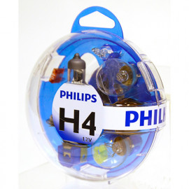 Coffret d'ampoules H4 - 12 V - 6 pièces - Philips