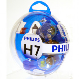 Coffret d'ampoules H7 - 12 V - 6 pièces - Philips