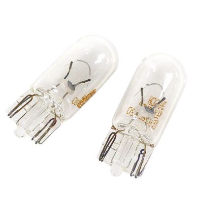 2 Ampoules W5W - 12 V - W2,1x9,5d - 5W - Clignotant - Plafonnier - Feux de route - Feux de croisement - Bosch