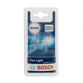 2 Ampoules W16W - 12 V - W2,1x9,5d - 16W - Feux stop - Feux de recul - Feux de route - Clignotant - Feux antibrouillard - Bosch
