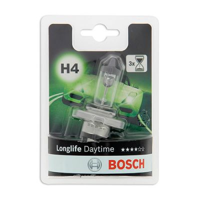 Ampoule H4 - 12 V - P43t - 60-55W - Feux de croisement - Feux de route - Feux antibrouillard - Bosch