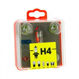 Coffret d'ampoules H4 - 12 V - 7 pièces