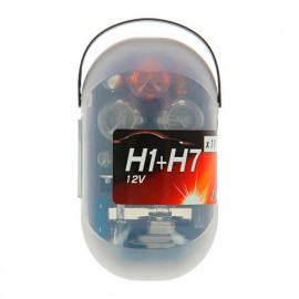 Coffret d'ampoules H1 - H7 - 12 V - 11 pièces - XL Tech