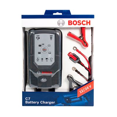 Chargeur batterie automatique - pour batteries 12 - 24 V - 14 à 230 Ah - Bosch