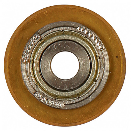 Molette carbure titane D. 22 x 5 mm