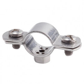 100 Colliers simples M6 Inox A2 - D. 19 - 21 mm