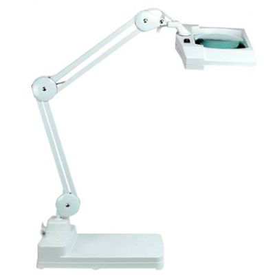 Lampe loupe lumineuse sur socle lourd