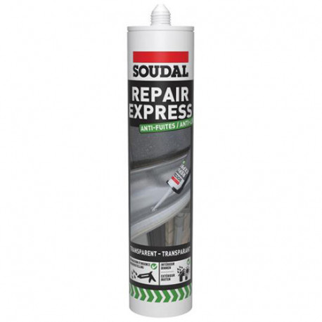 Mastic repair express anti-fuites - Transparent - 290 ml