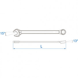 Blister clé mixte métrique I-Beam - 6 mm