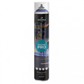 Peinture en aérosol - SOPPEC TRACING PRO - Bleu - RAL 5017 - 750 ml