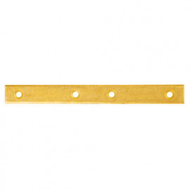 Connecteur plat étroit galvanisé jaune - 193 x 24 x 4,0 mm