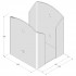 Pied de poteau fendu carré galvanisé à visser - Vis de fixation invisibles - 152 x 200 x 3,0 mm