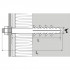 Kit fixation radiateur sur isolant - longueur vis 210 mm