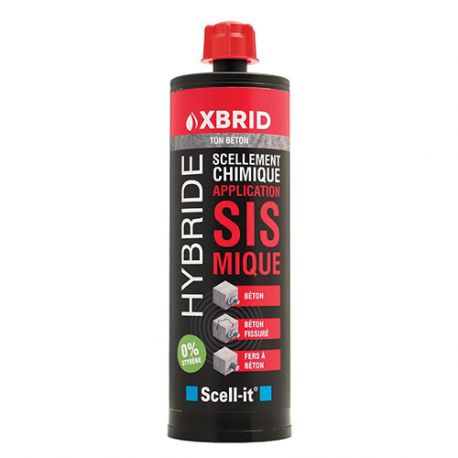 12 cartouches résine vinylester hybride application sismique 2 ATE - sans styrene - 420 ml