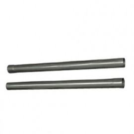 2 tubes en acier inoxydable 48 cm D. 35 mm pour aspirateur ASP255 Leman