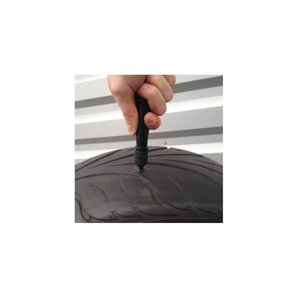 Kit réparation de pneus avec Champignon 6 mm et accessoires