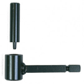 Gonds de volet Pierre et béton D. 10 x 80 mm - Clavette D. 12 mm - Simple volet - Noir - Seau de 60 pcs