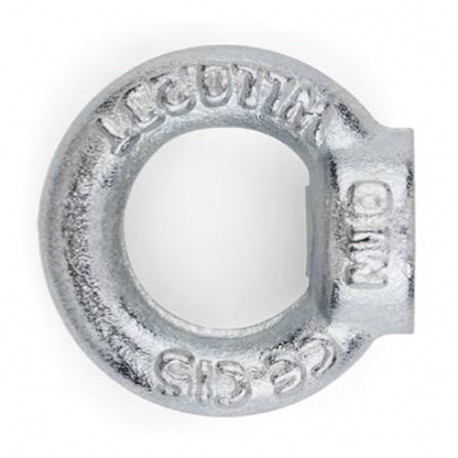 10 anneaux de levage 60 mm femelle DIN-582, zingué