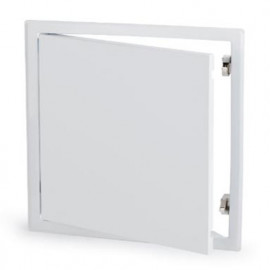 Trappe de visite 500 x 500 mm pour plaques de plâtre, laquée blanche (RAL 9016), zingué